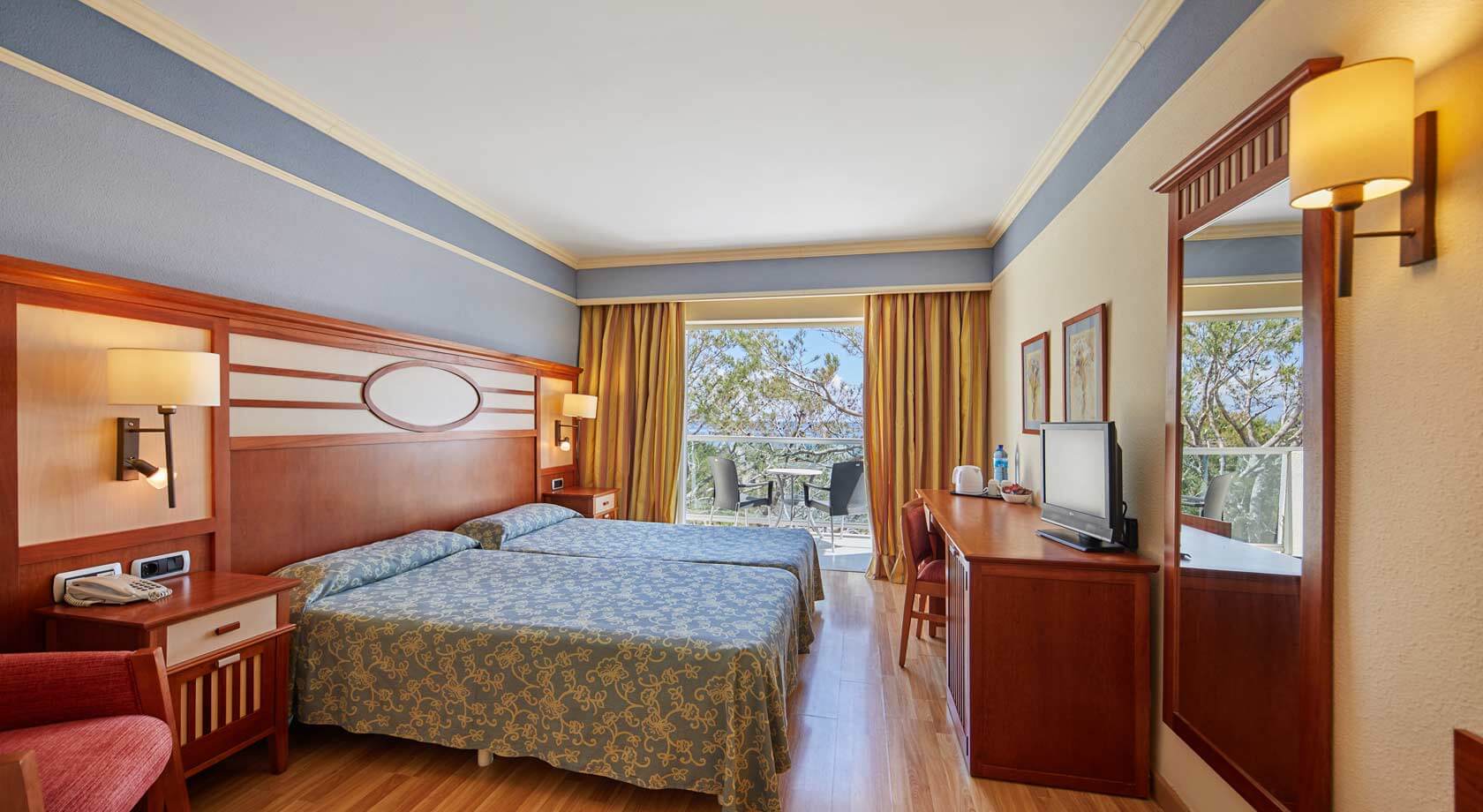 habitacion doble cama hotel stil picafort park
